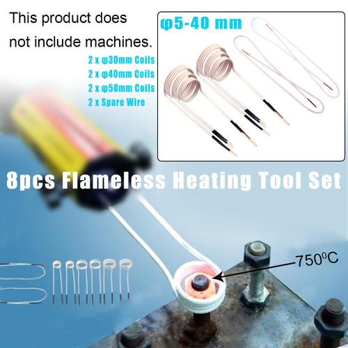 Induction heater coil kit 8pcs - induction,